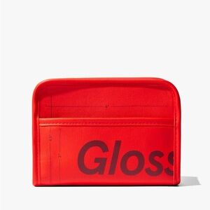 New red glossier mini beauty bag